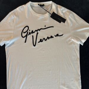 Mens New White Versace T Shirt with Tags